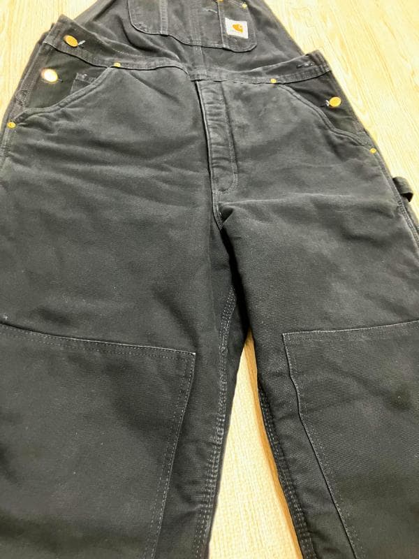 Carhartt R03 Black 34×30　カーハート　オーバーオール