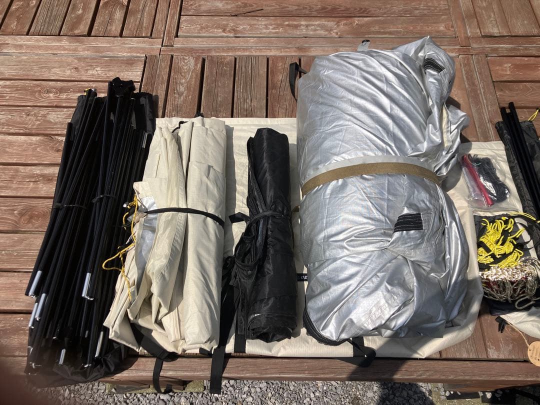 3F ULGEARシェルターテント beetle16 セット(希少210D白)