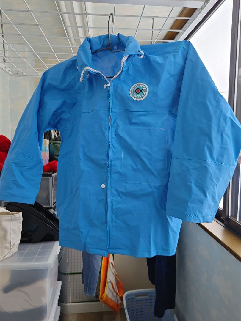 阪神素地前開きサロペットと上着の3点セット