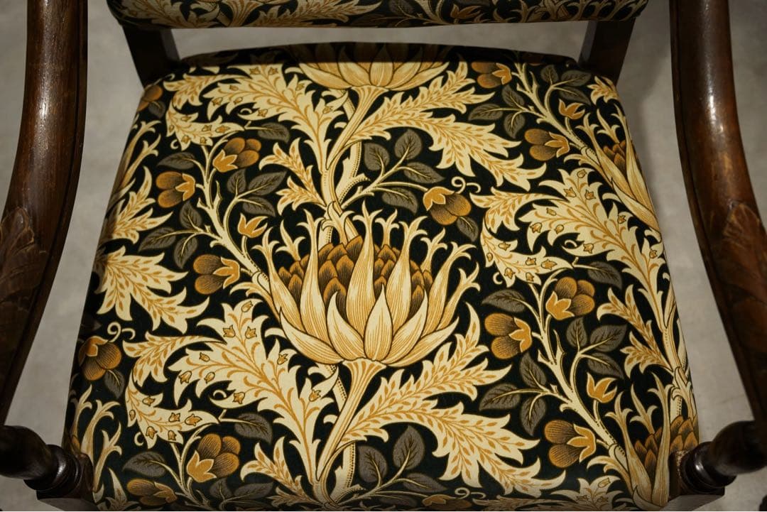 英国アンティーク アームチェア 椅子　ソファWilliam Morris