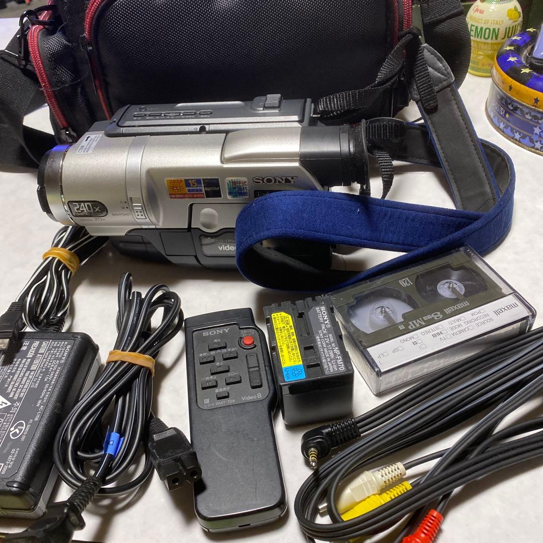 美品　SONY VideoHi8Handycam CCD-TRV96 ①