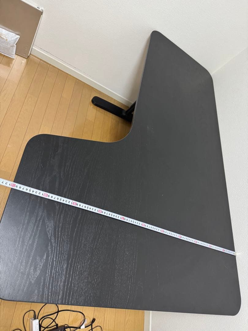 Bekant Ikea L字型 ブラック 木製デスク