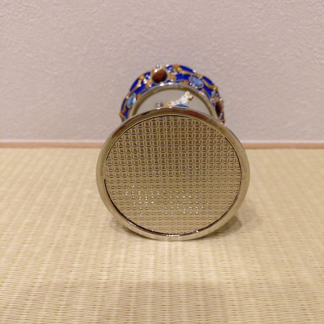 青色メリーゴーランドオルゴール