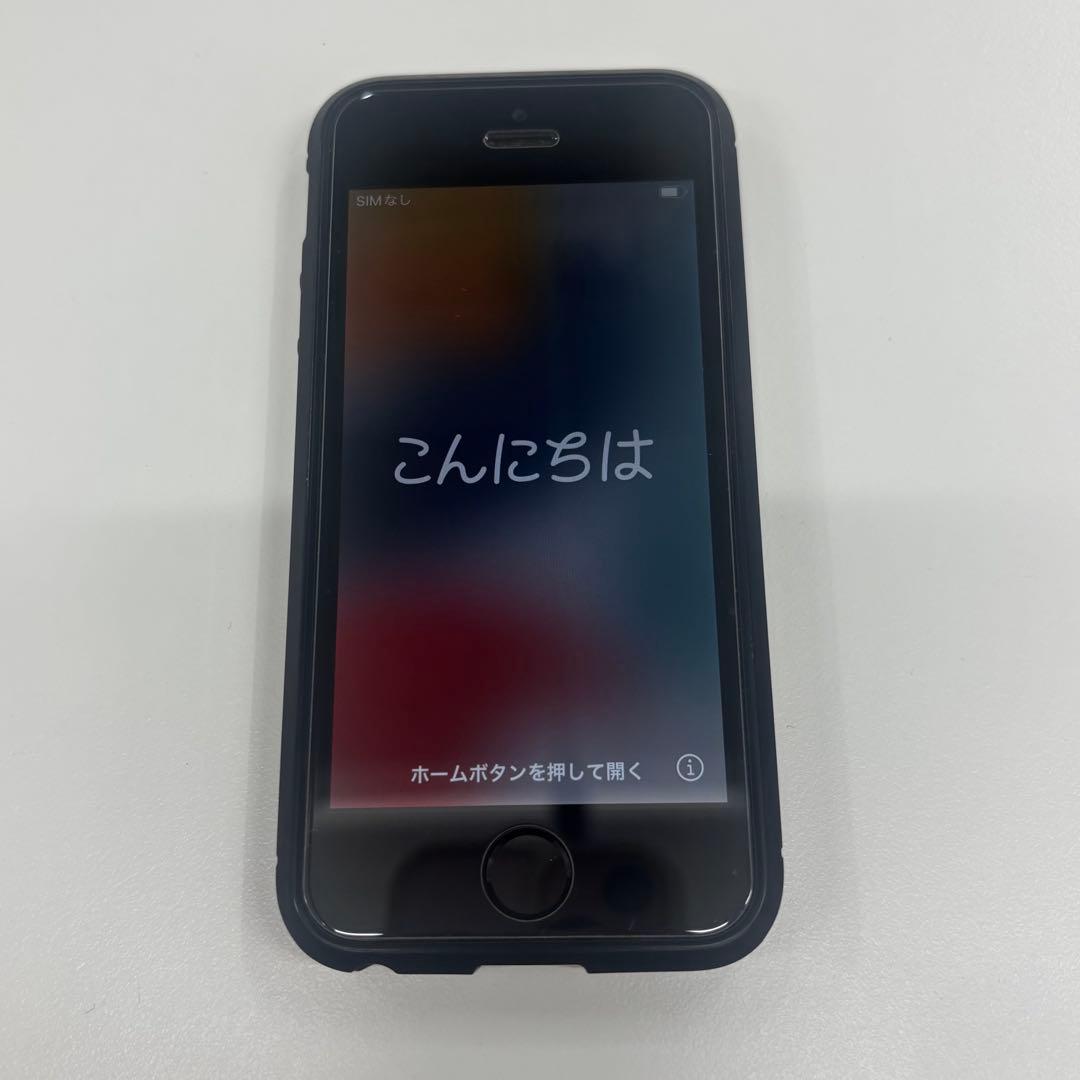 Apple iPhone SE シルバー 本体 Spigenケース、付属品付き