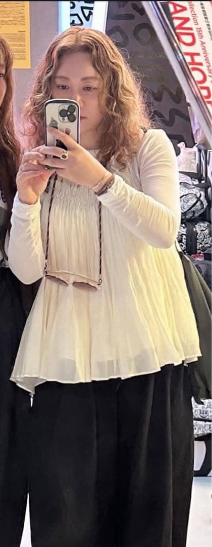 Curensology(カレンソロジー)/コットンシルクギャザーキャミソール