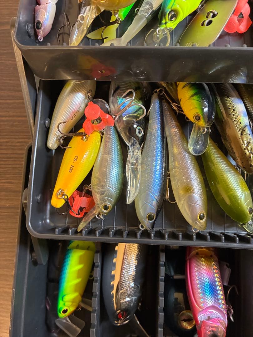 【最終値下げ】バス釣り引退セット　タックルボックス付き