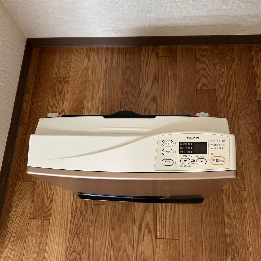 【良品】都市ガス用ファンヒーター15畳対応モデル