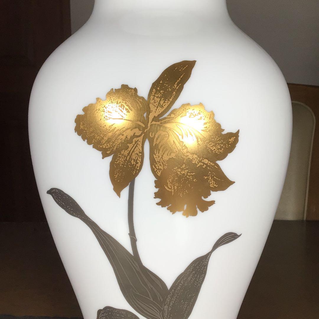 『スタうー特価』　大倉陶園　『金蝕カトレア』　花瓶