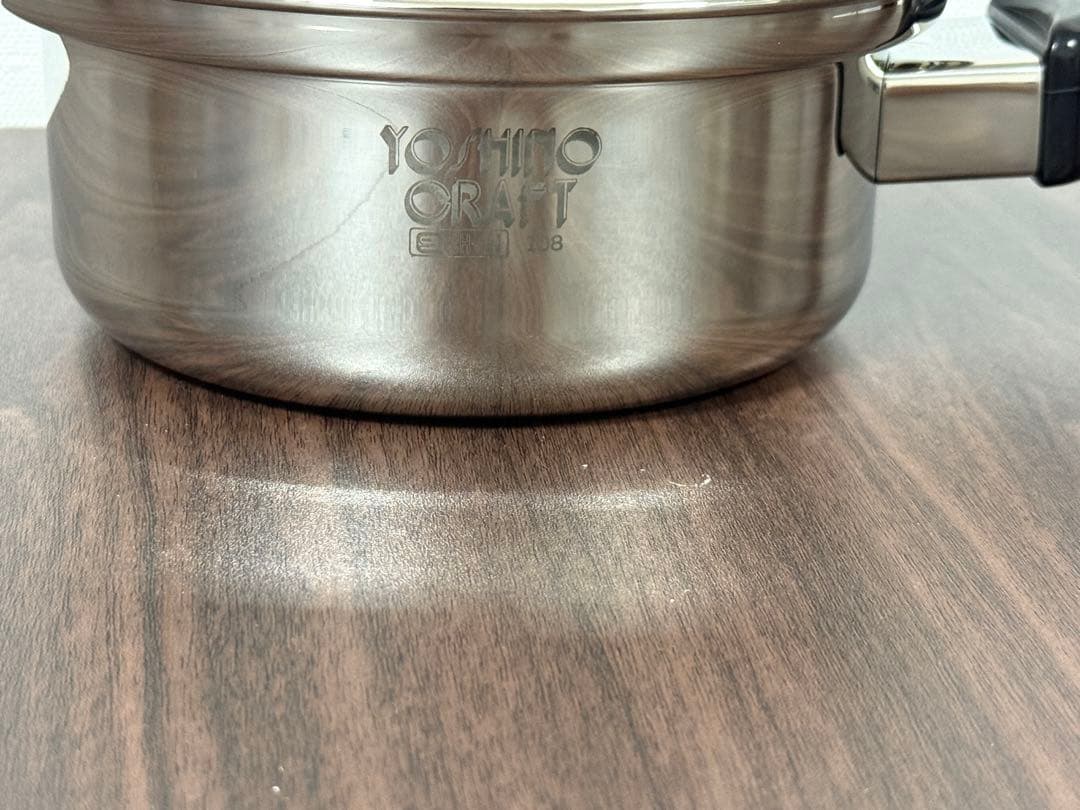 【未使用品】ヨシノクラフト　Sシリーズ　小鍋　SS15 15cm 片手鍋