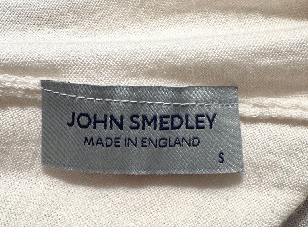 【今週末のみ特別値引】ジョンスメドレー　モックネック半袖ニットSサイズ