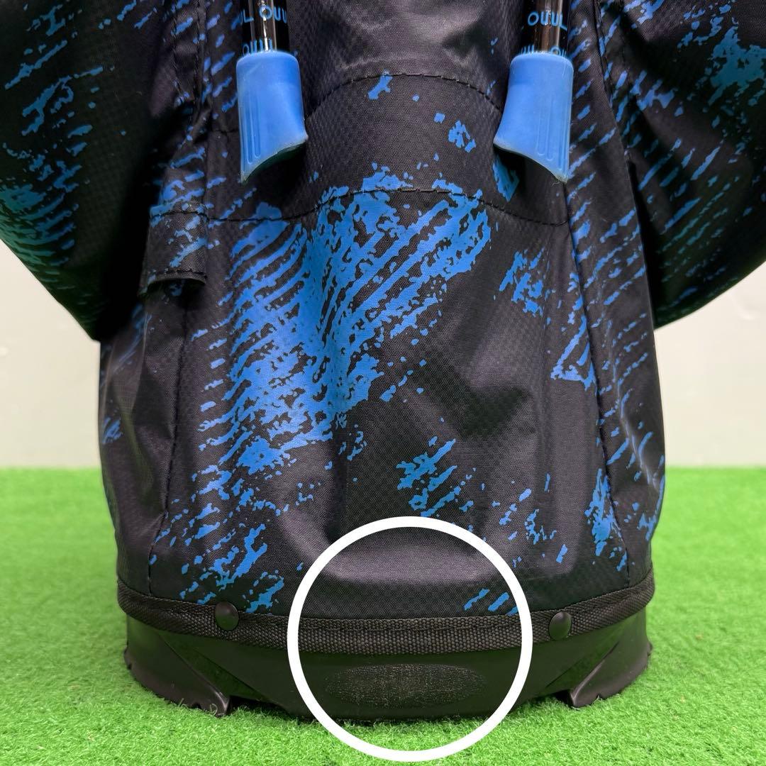OUUL オウル　キャディーバック　ゴルフバック　９インチ　ブルー