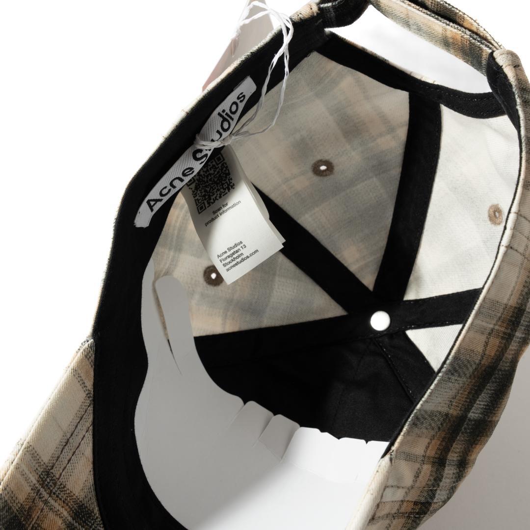 新品 Acne Studios ダメージ加工 ベースボールキャップ