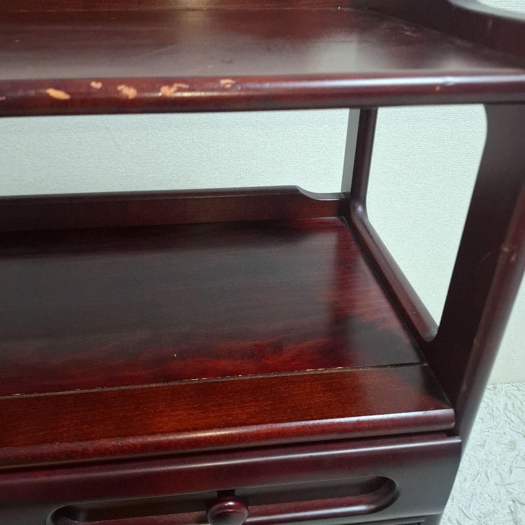 karimoku カリモク オールドカリモク 電話台 ファックス台