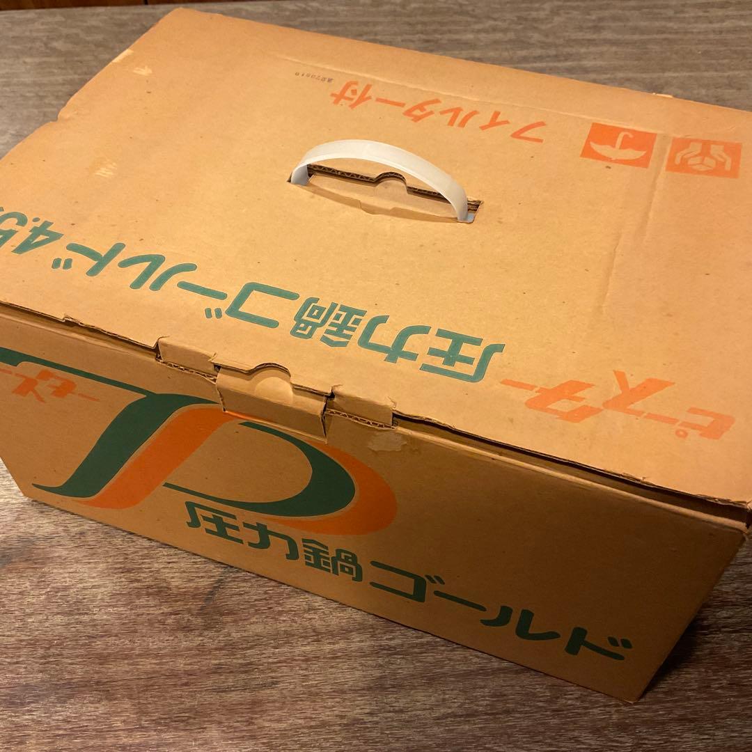 希少 新品未使用！ピースター 圧力鍋 ゴールド 4.5L レトロ 関西軽金属工業