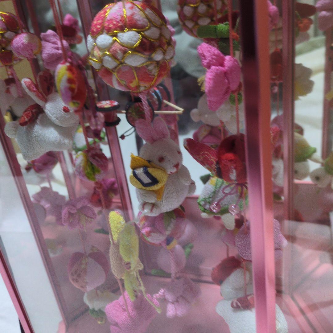 ひな祭り用ピンクの吊り飾り 初節句
