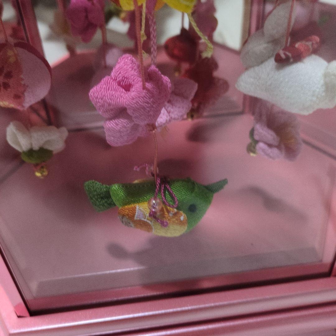 ひな祭り用ピンクの吊り飾り 初節句