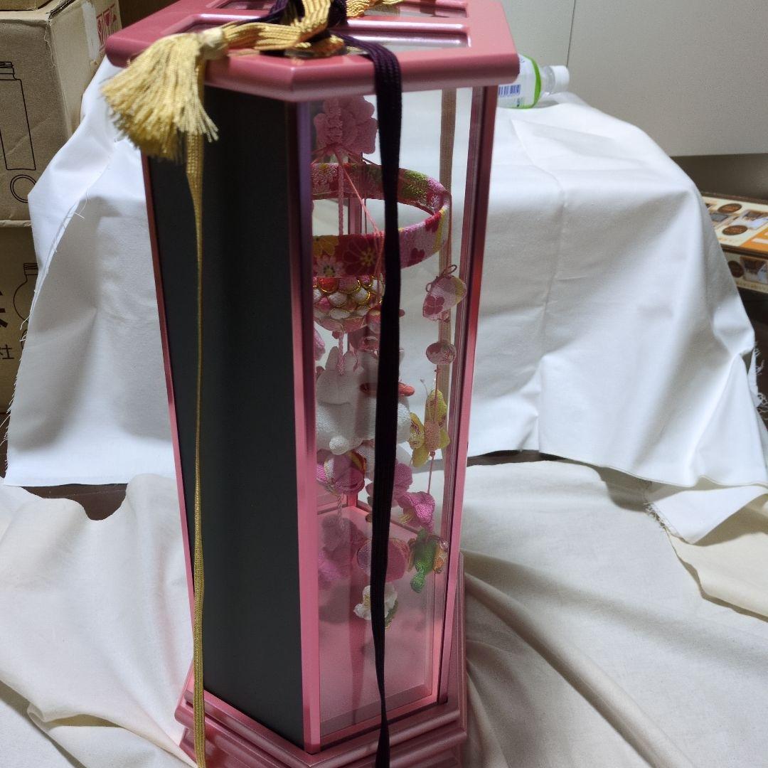 ひな祭り用ピンクの吊り飾り 初節句