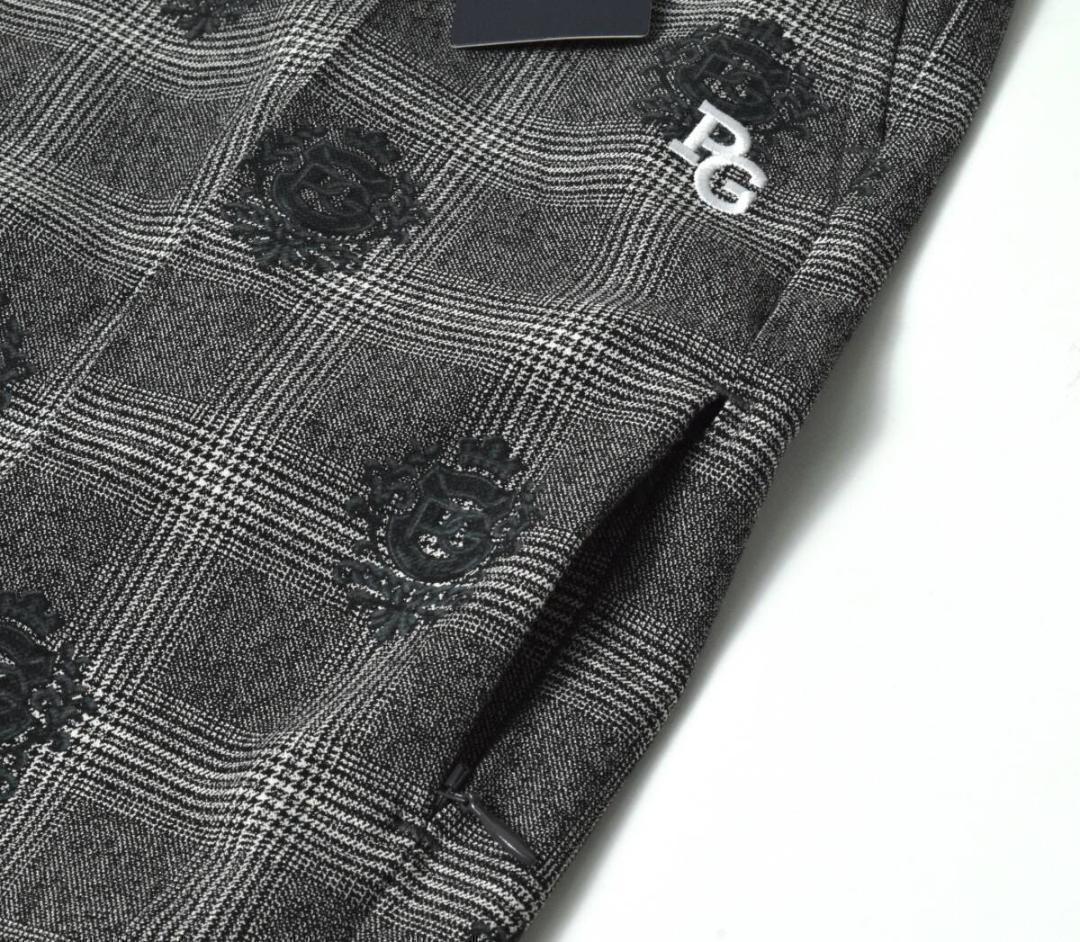 未使用3.3万 パーリーゲイツ 発熱保温 ソフトサーモ パンツ 4 (M) 黒