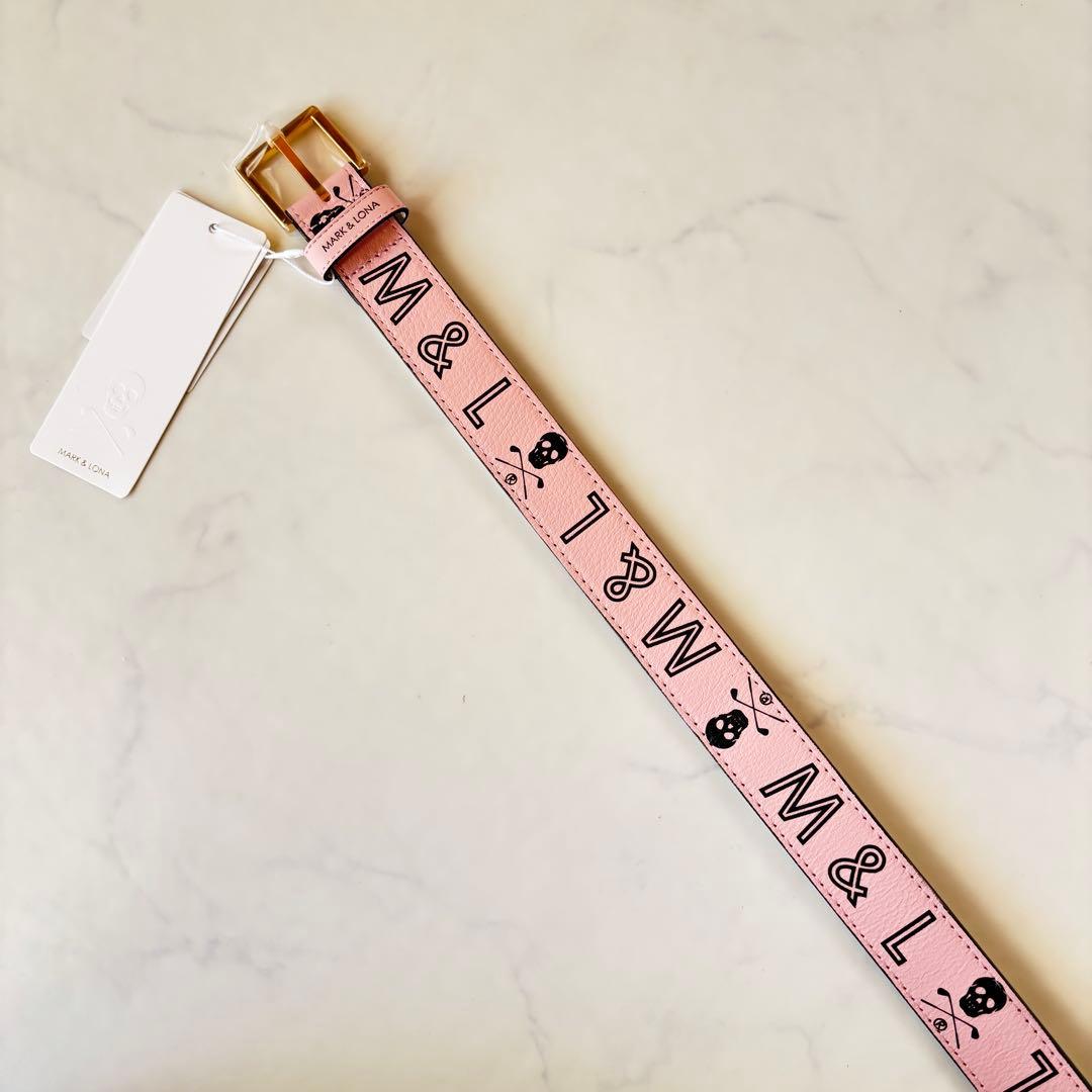 【新品・タグ付き】MARK & LONA ピンク ベルト Mサイズ