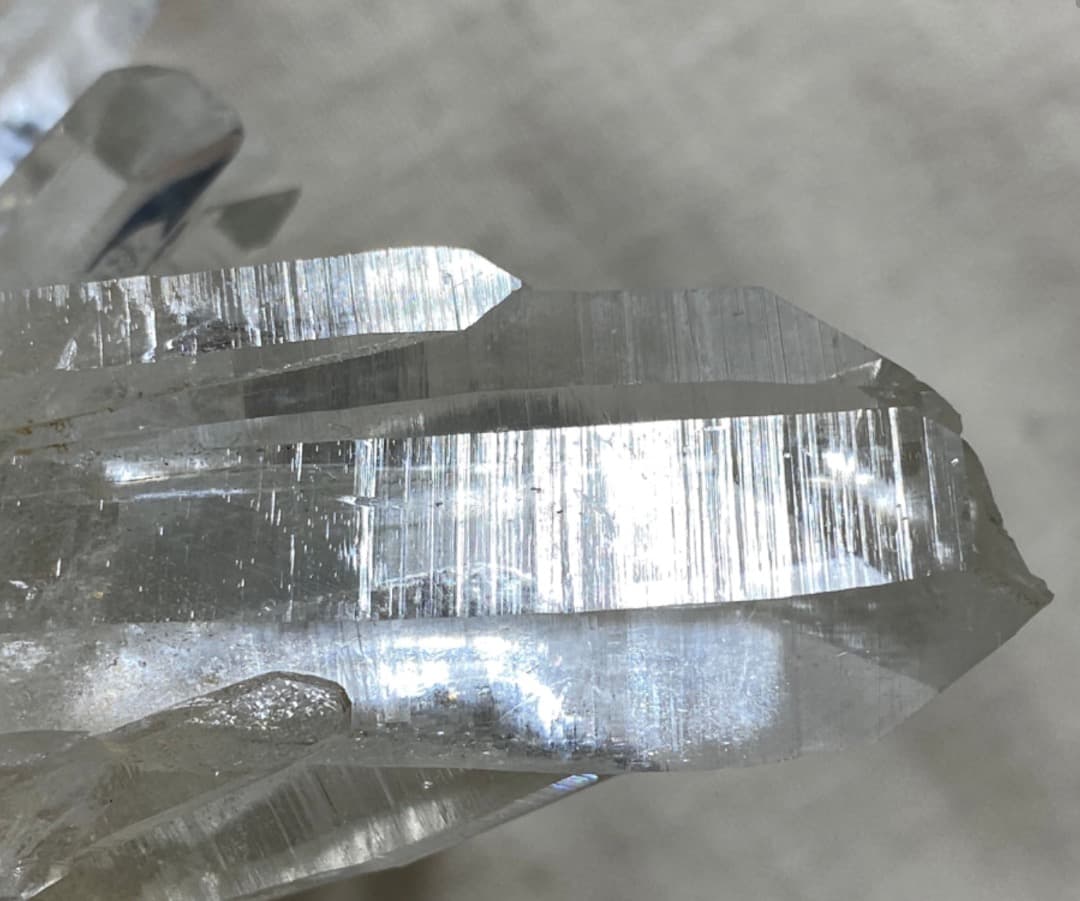 【ヒマラヤ水晶 インド マニハール産 ♡ 水晶クラスター】クローライト付き