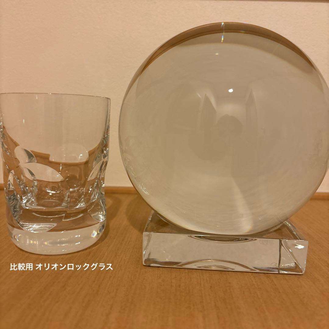 バカラ シリウス 水晶玉 15センチ 台座付き 丸玉 スフィア