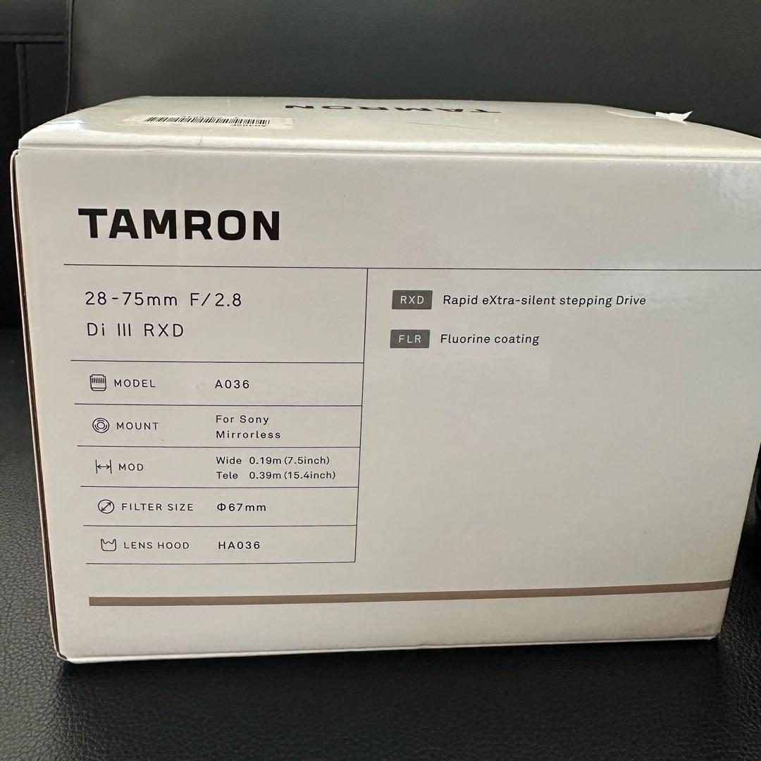 TAMRON 28-75mm F/2.8 Di Ⅲ RXD for SONY