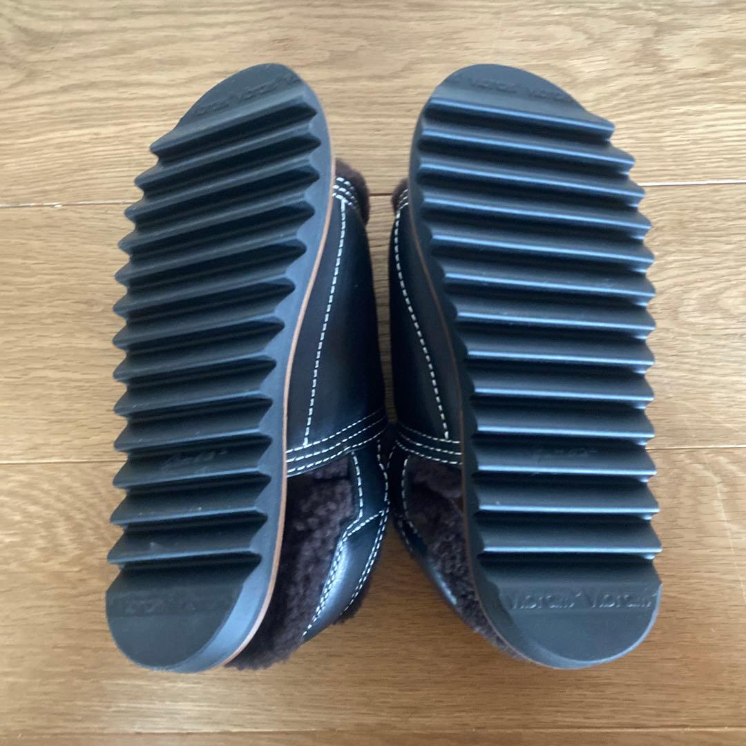 新品試着のみ☆オーラリー　ボアサンダル　レディース