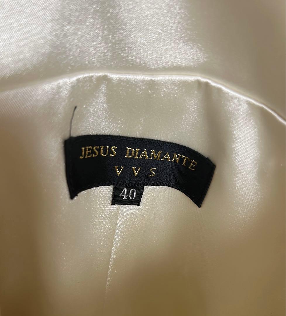 新品 Jesus DIAMANTE 3つリボン姫ワンピース 白