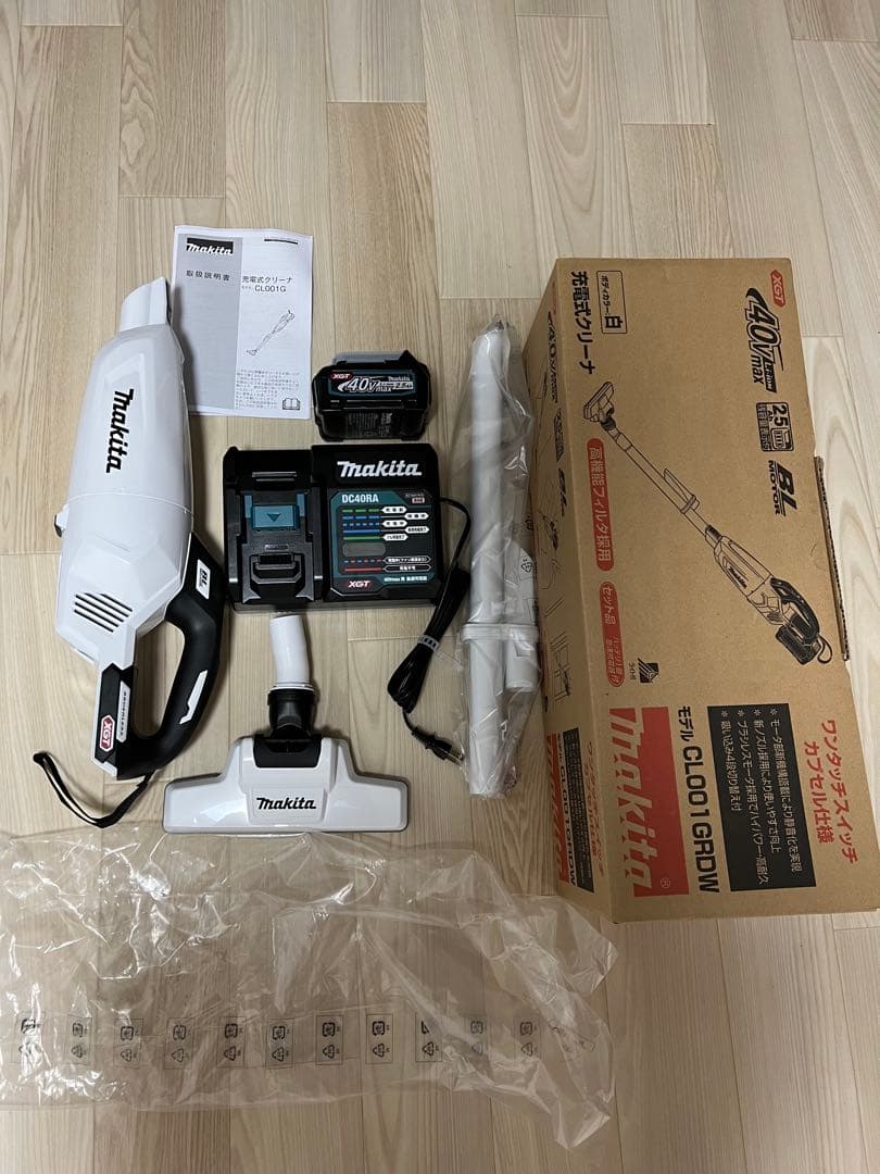 掃除機・クリーナー Makita CL001GRDW 40v