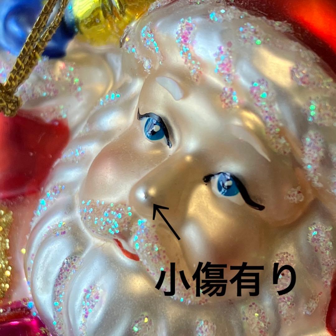 ドイツ ケーテウォルファルト クリスマス 飾り ツリー オーナメントサンタ3点