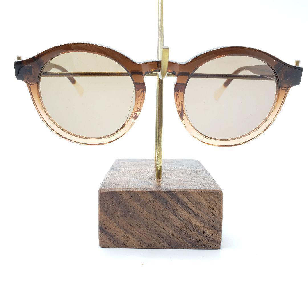 BLANC..監修 Cat's ISSUE 度なしサングラス クリアブラウン