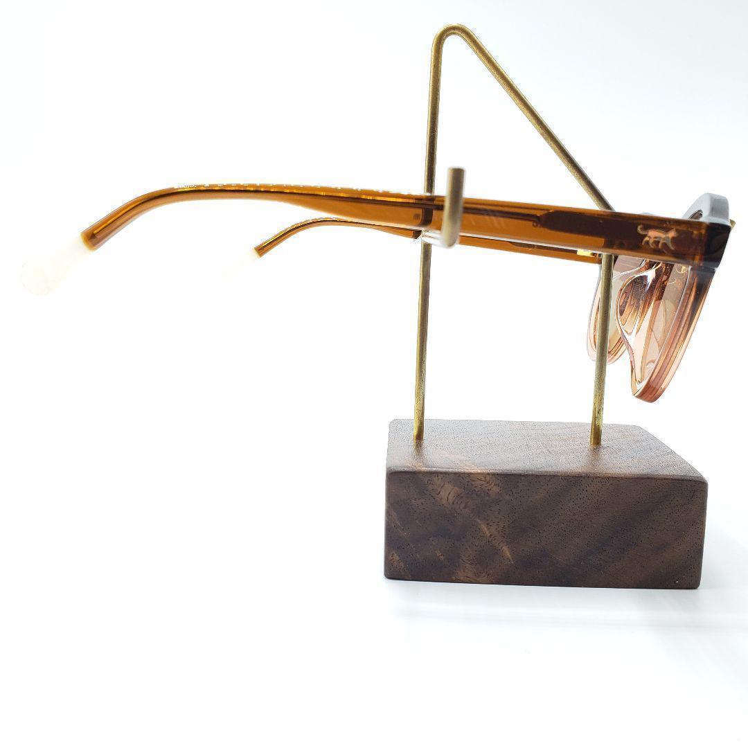 BLANC..監修 Cat's ISSUE 度なしサングラス クリアブラウン