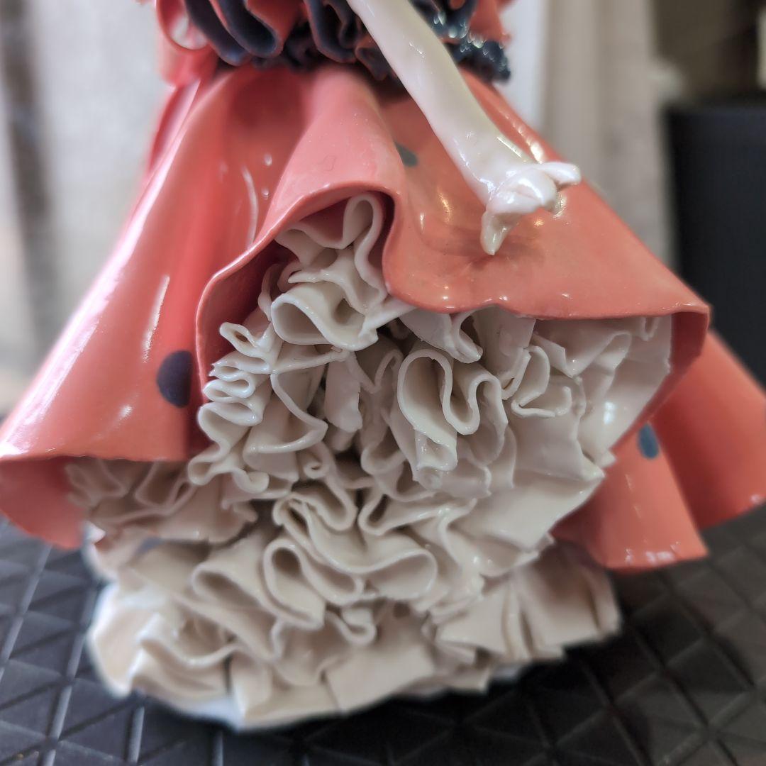 一点物　陶器製人形　陶器人形　ロマンドール　ハンドメイド　置物　西洋人形