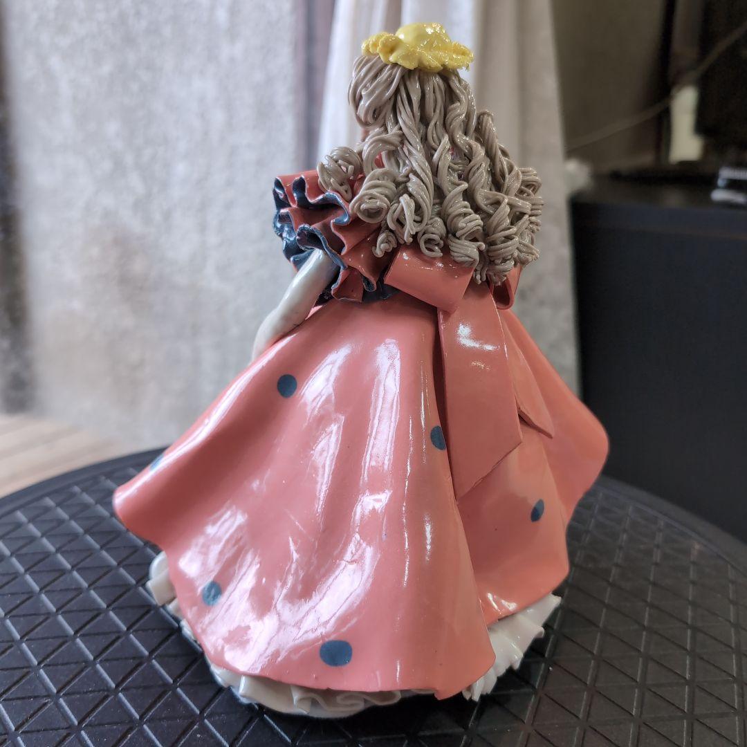 一点物　陶器製人形　陶器人形　ロマンドール　ハンドメイド　置物　西洋人形