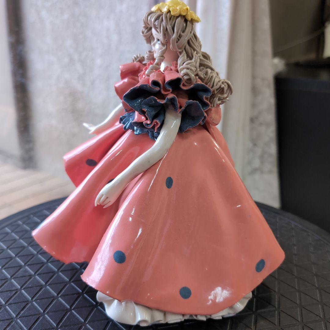 一点物　陶器製人形　陶器人形　ロマンドール　ハンドメイド　置物　西洋人形