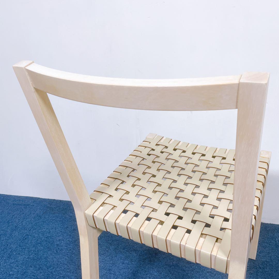 CASSINA IXC カッシーナ サフランチェア ダイニングチェア 本革 編込