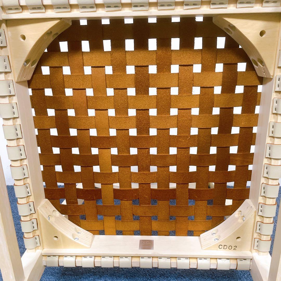 CASSINA IXC カッシーナ サフランチェア ダイニングチェア 本革 編込