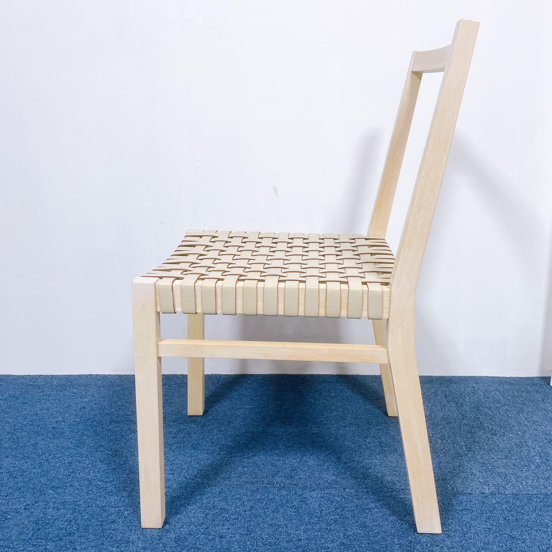 CASSINA IXC カッシーナ サフランチェア ダイニングチェア 本革 編込