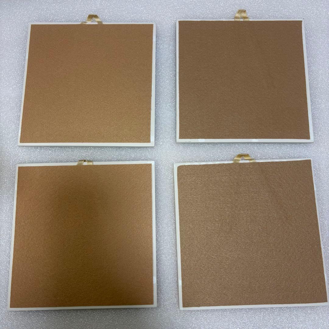 わちふぃーるど　ダヤン　15cm タイル　4枚セット