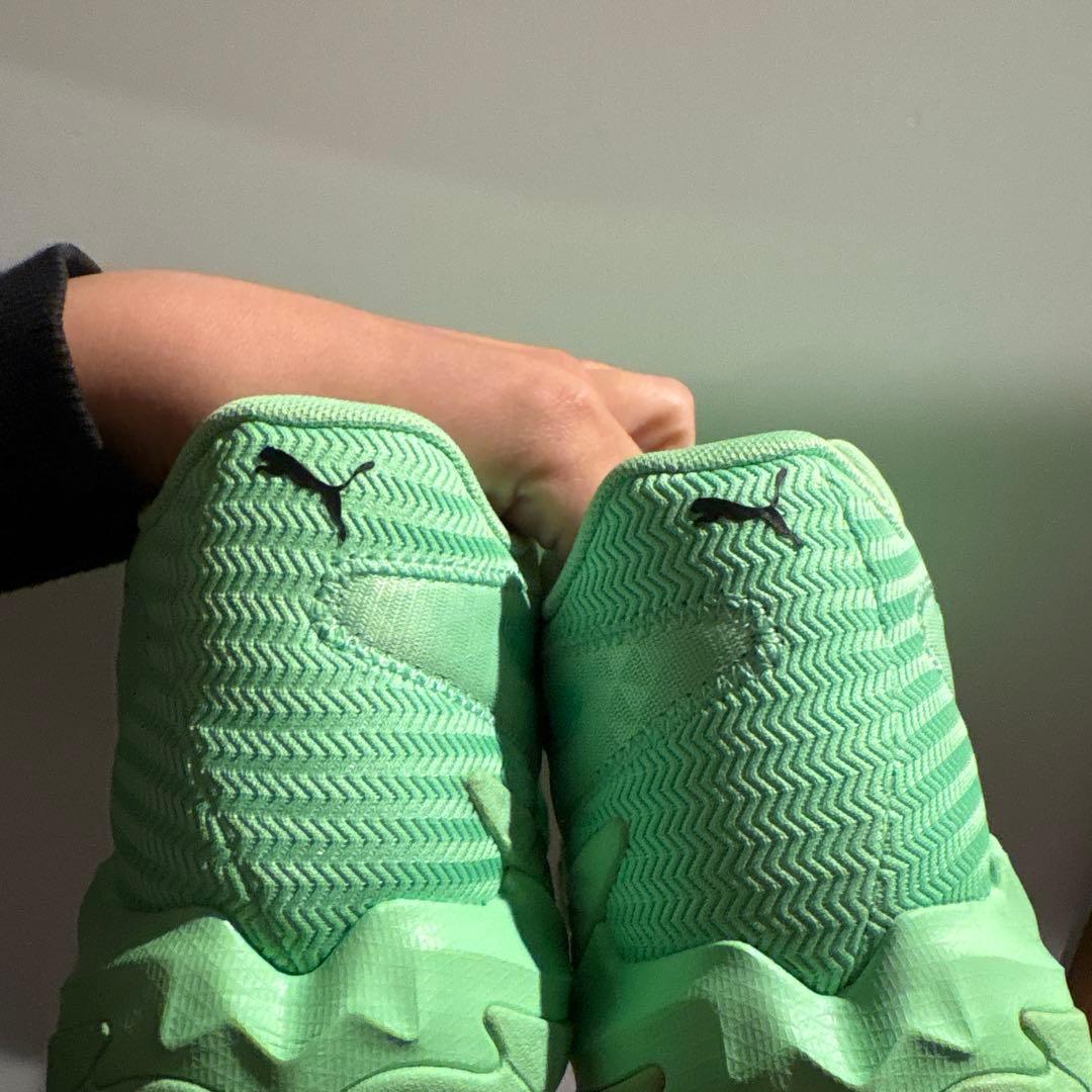 PUMA バスケットボールシューズ ミントグリーン