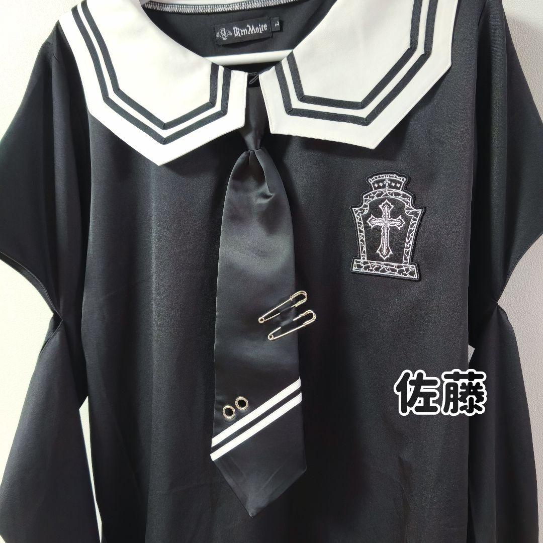 正規品　Lサイズ　Gothic セーラーシャツ【Black】 地雷系　ゴシック