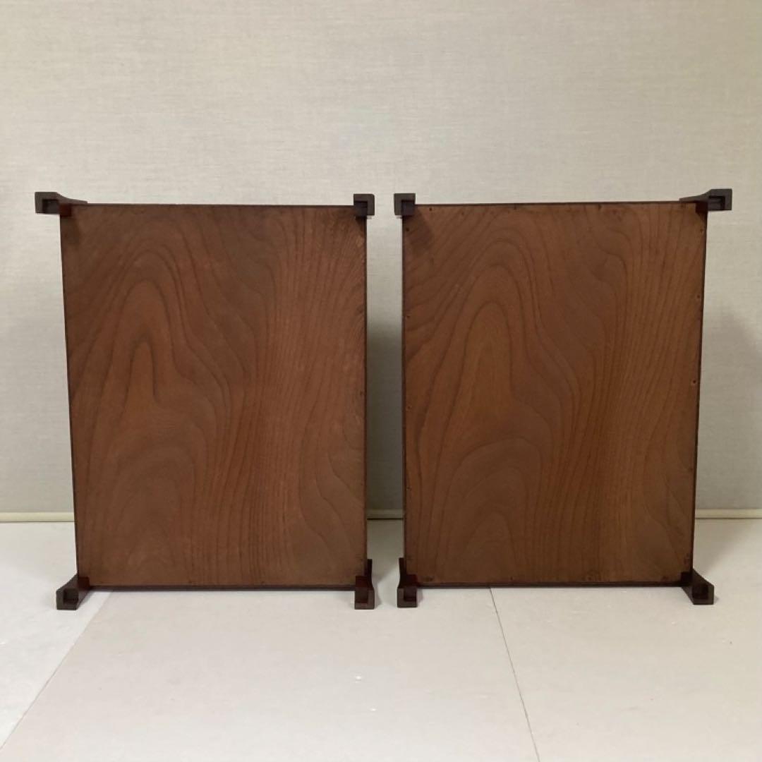 衣装盆 乱れ箱 脱衣籠 2段 棚 ラック 木製 櫓 脚付き 旅館 和風 レトロ