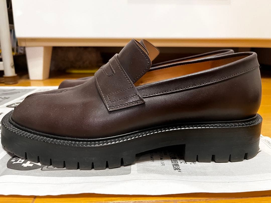 メゾンマルジェラ タビローファー　ブラウン　サイズ39