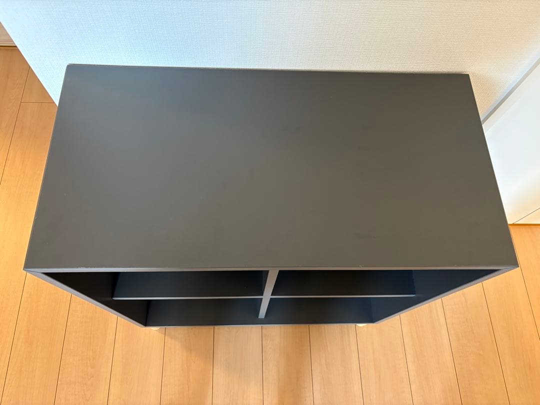 【美品 直接引渡】IKEA 本棚エーケト ダークグレー