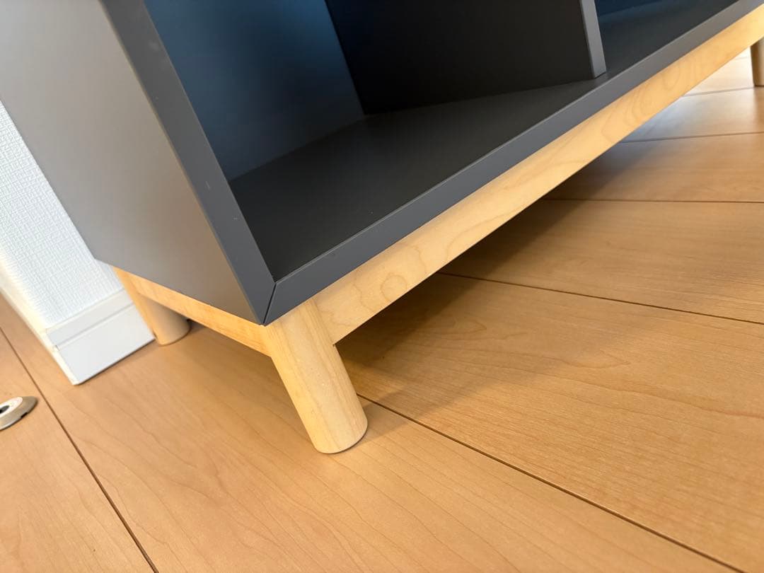 【美品 直接引渡】IKEA 本棚エーケト ダークグレー