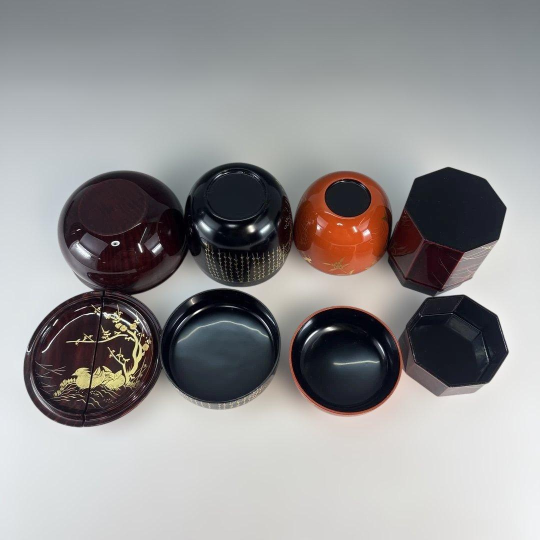 【中古品】高野浩雲造　井伊宗観好　十二月茶器（共箱）USED〈税込・送料込〉