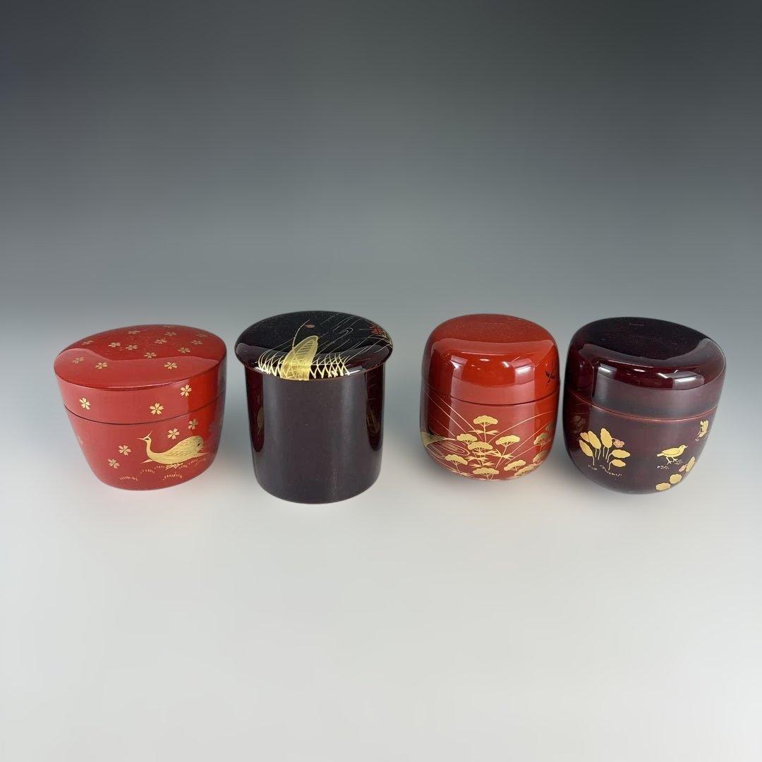 【中古品】高野浩雲造　井伊宗観好　十二月茶器（共箱）USED〈税込・送料込〉