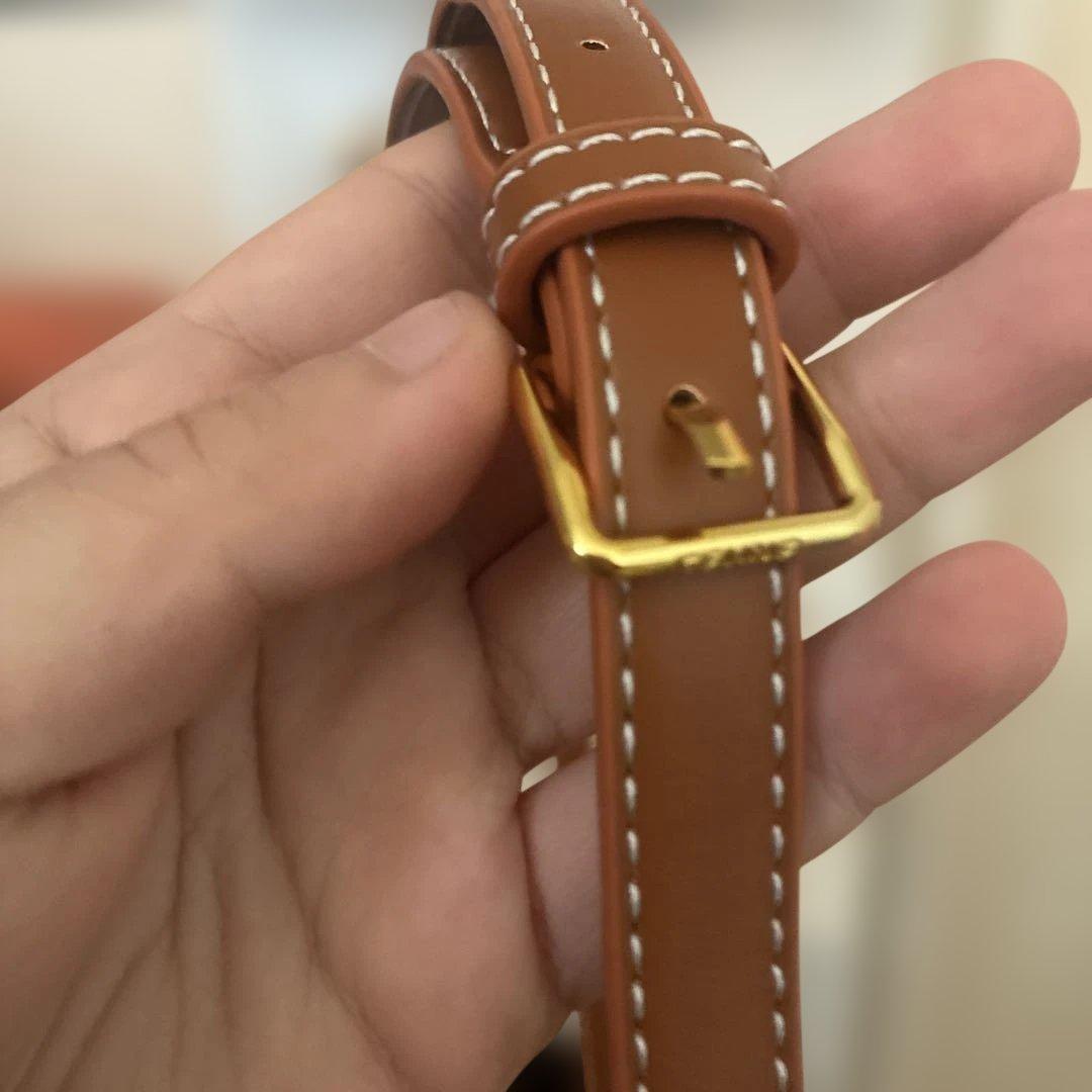 CELINE ショルダーバッグ ブラック ブラウン