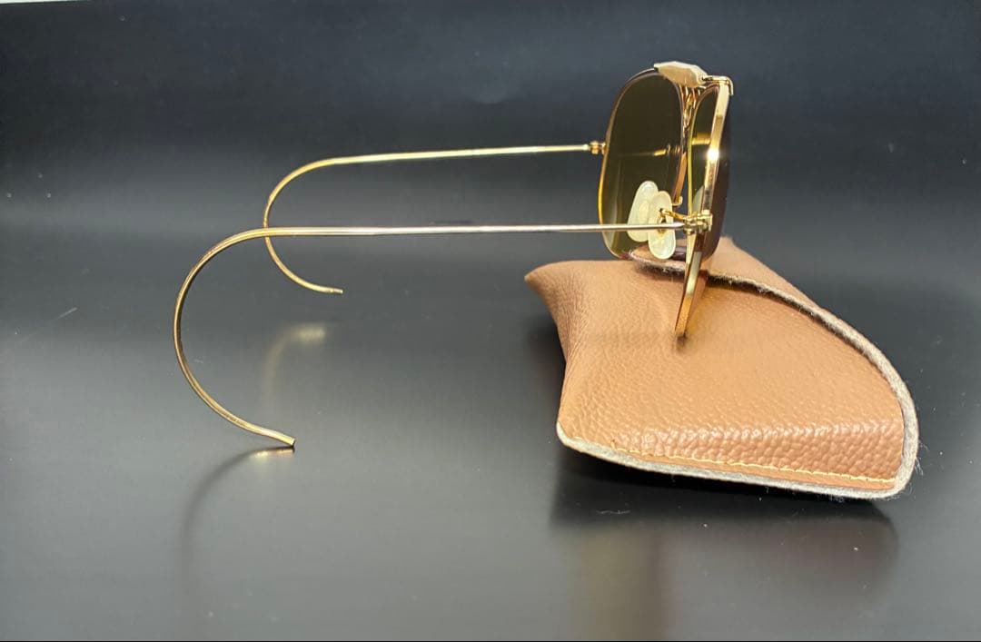 【希少美品】70s B&L RAY-BAN USAシューター縄手/カリクローム