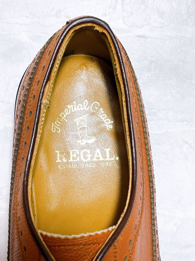 【美品】REGAL imperial grade ウィングチップ 27EEEcm